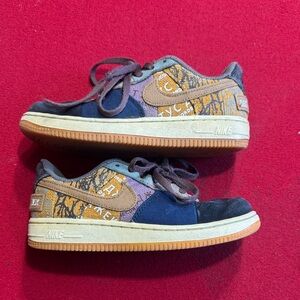 Travis Scott Kids Black and Brown Sneakers